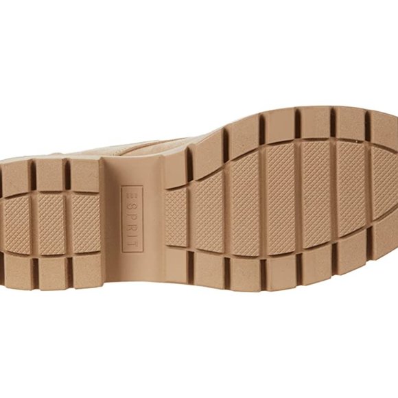 NIB!! ESPRIT Warm Sand Lace Front Lug Sole Combat Boot 9M - Picture 5 of 5